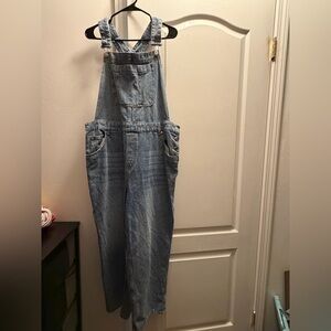 H&M Classic Blue Denim Overalls
